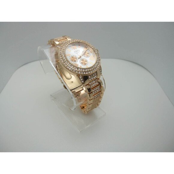 Women's Ashley Quartz Crystals WR Analog Crystal 40mm Dial Watch (C661) - Picture 2 of 12